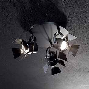 Спот Ideal Lux Ciak CIAK AP3 NERO