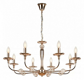 Подвесная люстра iLamp Aura 1030-8GD