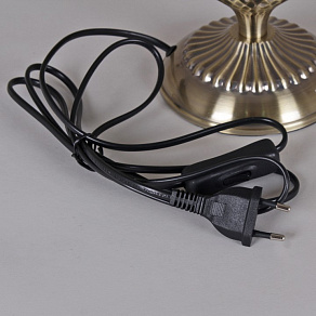 Настольная лампа декоративная ILLUMICO  IL6090-1TSQ-26 AB ELITE