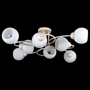 Люстра на штанге Natali Kovaltseva 81400 81400/8C BEIGE GOLD