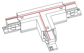 Токопровод T-образный правый Nowodvorski Ctls Power 8704