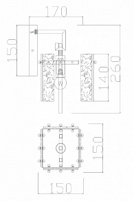 Бра Freya Basilica FR5166WL-01BS