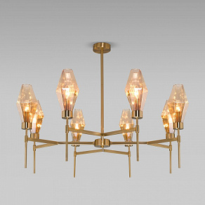 Люстра на штанге Eurosvet Prism 60143/8 латунь