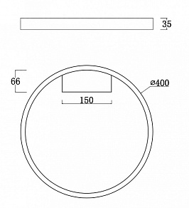 Накладной светильник Maytoni Rim MOD058CL-L25B4K