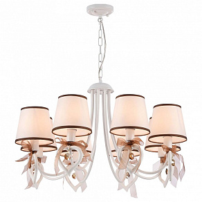 Подвесная люстра Eurosvet 60066 60066/8 белый/коричневый