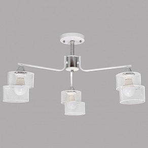 Люстра на штанге Imex MD.4252 MD.4252-3-S-WH+CH