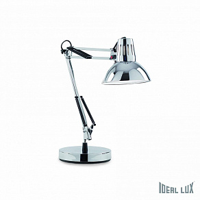 Настольная лампа офисная Ideal Lux Wally WALLY TL1 CROMO