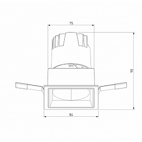 Встраиваемый светильник Elektrostandard Inline a064614