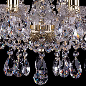 Подвесная люстра Bohemia Ivele Crystal 1413 1413/8/165/G
