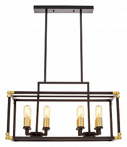 Подвесной светильник LUMINA DECO Waldorf LDP 1140-8 BK+MD