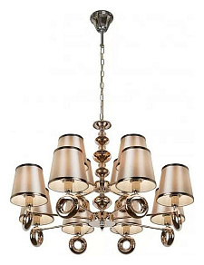 Подвесная люстра iLamp Brooklyn P2401-8+4 Nickel