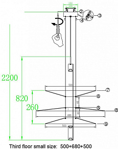 Подвесной светильник ST-Luce Isola SL6101.423.01