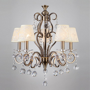 Подвесная люстра Eurosvet Eileen 1448/5 античная бронза Strotskis