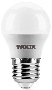 Лампа светодиодная Wolta  E27 7.5Вт 6500K 25W45GL7.5E27