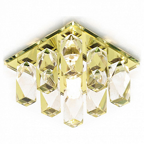 Встраиваемый светильник Ambrella Glass 9 D1049 GD CL