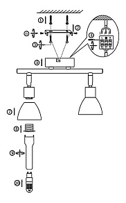 Спот Globo Helios 56045-2