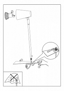 Настольная лампа офисная Eglo Travale 94394