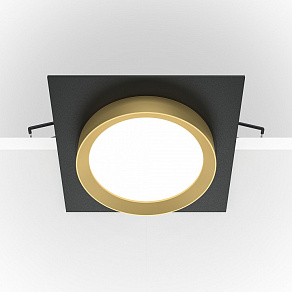 Встраиваемый светильник Maytoni Hoop DL086-GX53-SQ-BG