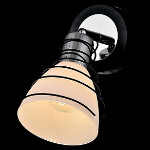 Спот Eurosvet Гермес 20038/1 хром/венге