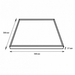 Накладной светильник Uniel ULP UL-00012427