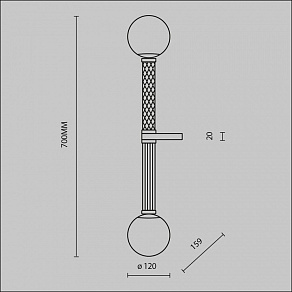 Бра Maytoni Teatro MOD287WL-02BS