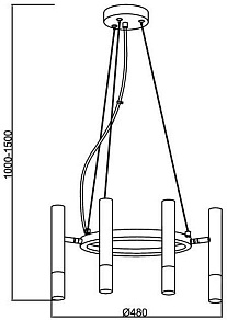 Подвесная люстра ST-Luce Eclip SL1236.203.06