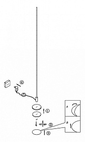 Торшер Globo Clite 58091