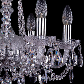 Подвесная люстра Bohemia Ivele Crystal 1402 1402/6/160/Ni