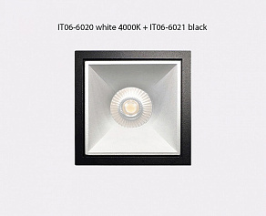 Встраиваемый светильник Italline IT06-6020 IT06-6020 white 4000K + IT06-6021 white