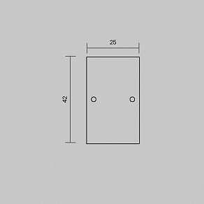 Заглушка для профиля Maytoni  642056