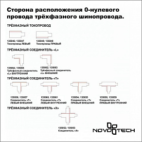 Соединитель T-образный для треков Novotech Port 135061
