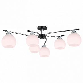 Потолочная люстра ILLUMICO LIBRA IL0638-6CSQ-24 CR BK LIBRA