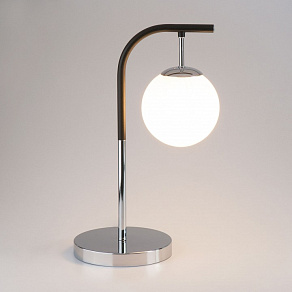 Настольная лампа декоративная Eurosvet Globe 01039/1 хром/черный