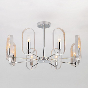 Люстра на штанге Eurosvet Magila 60077/8 хром