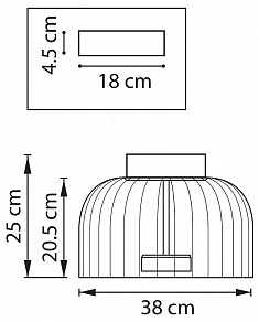 Накладной светильник Lightstar Celesta 809062