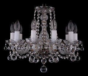 Подвесная люстра Bohemia Ivele Crystal 1402 1402/10/141/Pa/Balls