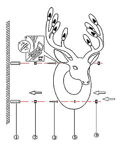 Бра Globo Stag 67998