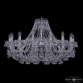 Подвесная люстра Bohemia Ivele Crystal 1409 1409/16/360 Ni