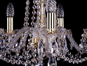 Подвесная люстра Bohemia Ivele Crystal 1402 1402/5/160/G