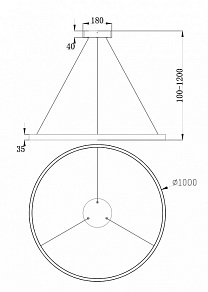 Подвесной светильник Maytoni Rim MOD058PL-L54B4K