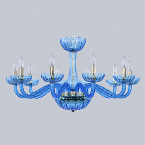 Подвесная люстра Bohemia Ivele Crystal Ivele Crystal 6 1311/10/300 G Aq/Aquamarine/M-1H