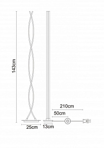 Торшер Globo Silla 67262S