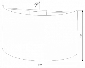 Накладной светильник TK Lighting Rondo 3320 Rondo Black