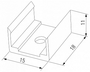 Крепление Elektrostandard  Clip LL-2-ALP026