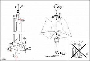 Торшер Eglo ПРОМО Ribadeo 49836