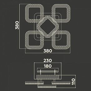 Потолочная люстра Ambrella FA FA3914