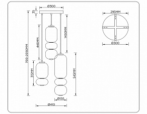 Подвесной светильник Ambrella Light LH LH11036
