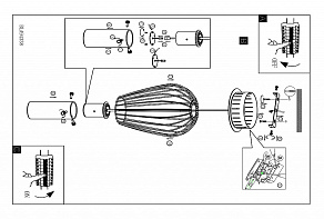 Подвесной светильник Eglo Vencino 94338