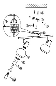 Спот Globo Jarne 56040-2