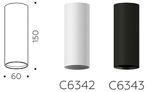 Накладной светильник Ambrella Light C C6342